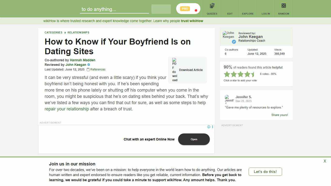 11 Simple Ways to Know if Your Boyfriend Is on Dating Sites